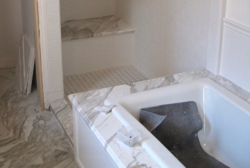 Close-up-of-tile-mid-construction