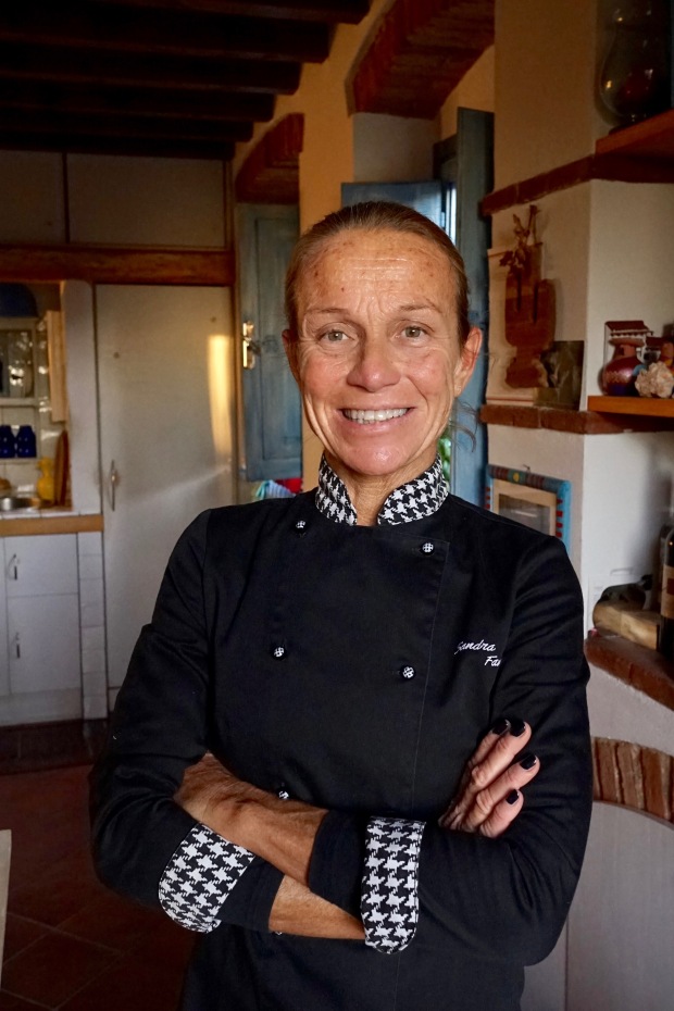 Tuscan-Chef-Sandra-in Her-Kitchen